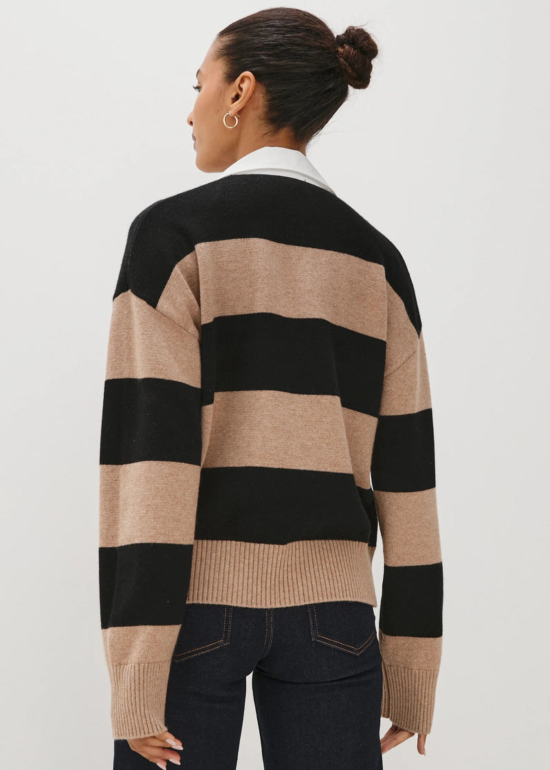 Rails Paxton Sweater Oatmeal Black