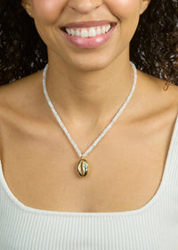 Jane Win STRONG In the Waves Beaded Necklace