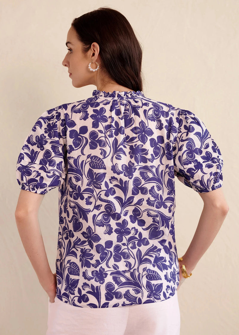 Banjanan Bronte Cobalt Top