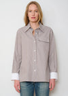 WE-AR4 Haze Shirt Dark Sand Stripe