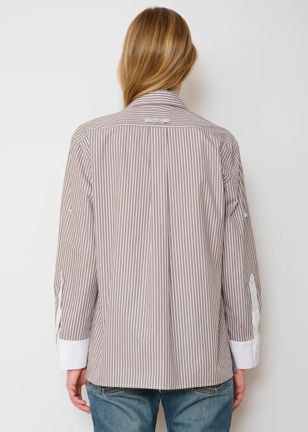 WE-AR4 Haze Shirt Dark Sand Stripe