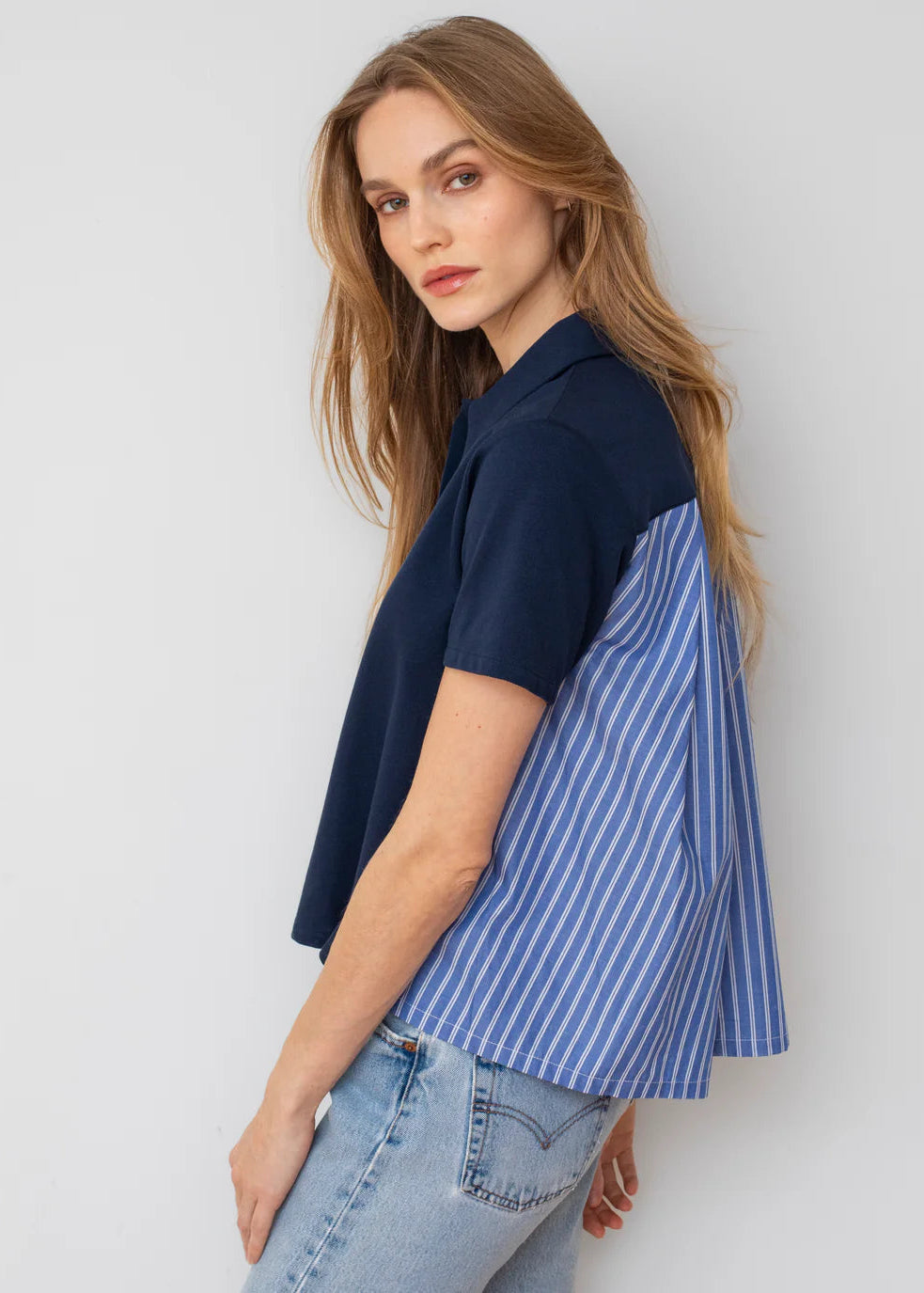 WE-AR4 Media Polo Navy