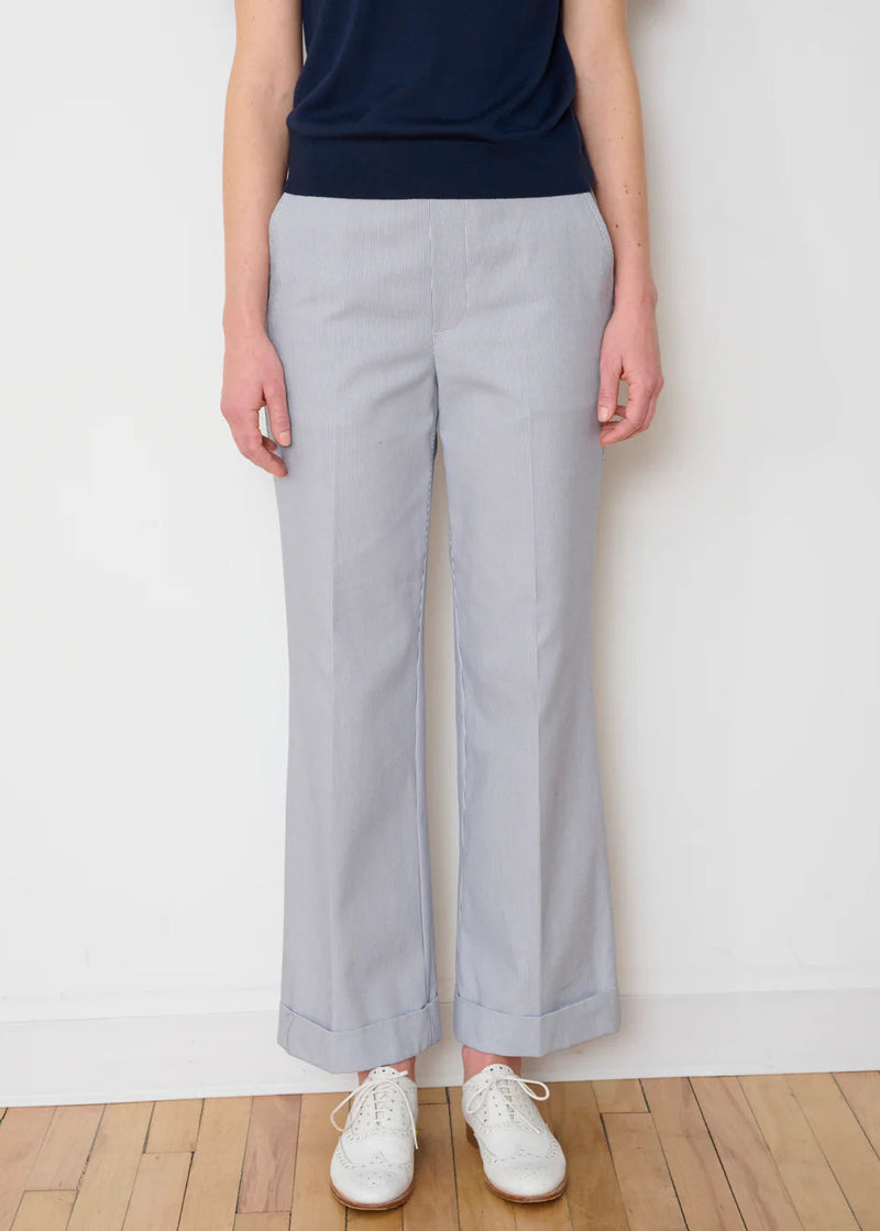 WE-AR4 Parker Pant Navy Pinstripe