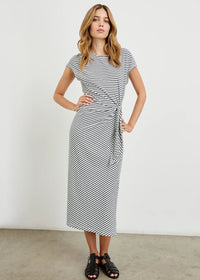 Rails Selah Dress Navy Ivory Stripe