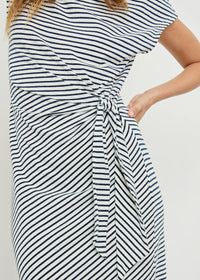 Rails Selah Dress Navy Ivory Stripe