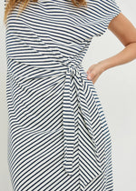 Rails Selah Dress Navy Ivory Stripe