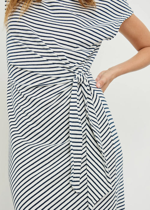 Rails Selah Dress Navy Ivory Stripe