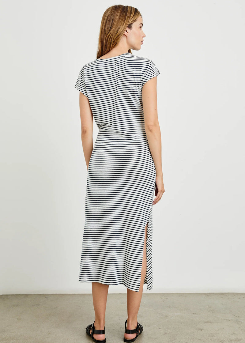 Rails Selah Dress Navy Ivory Stripe
