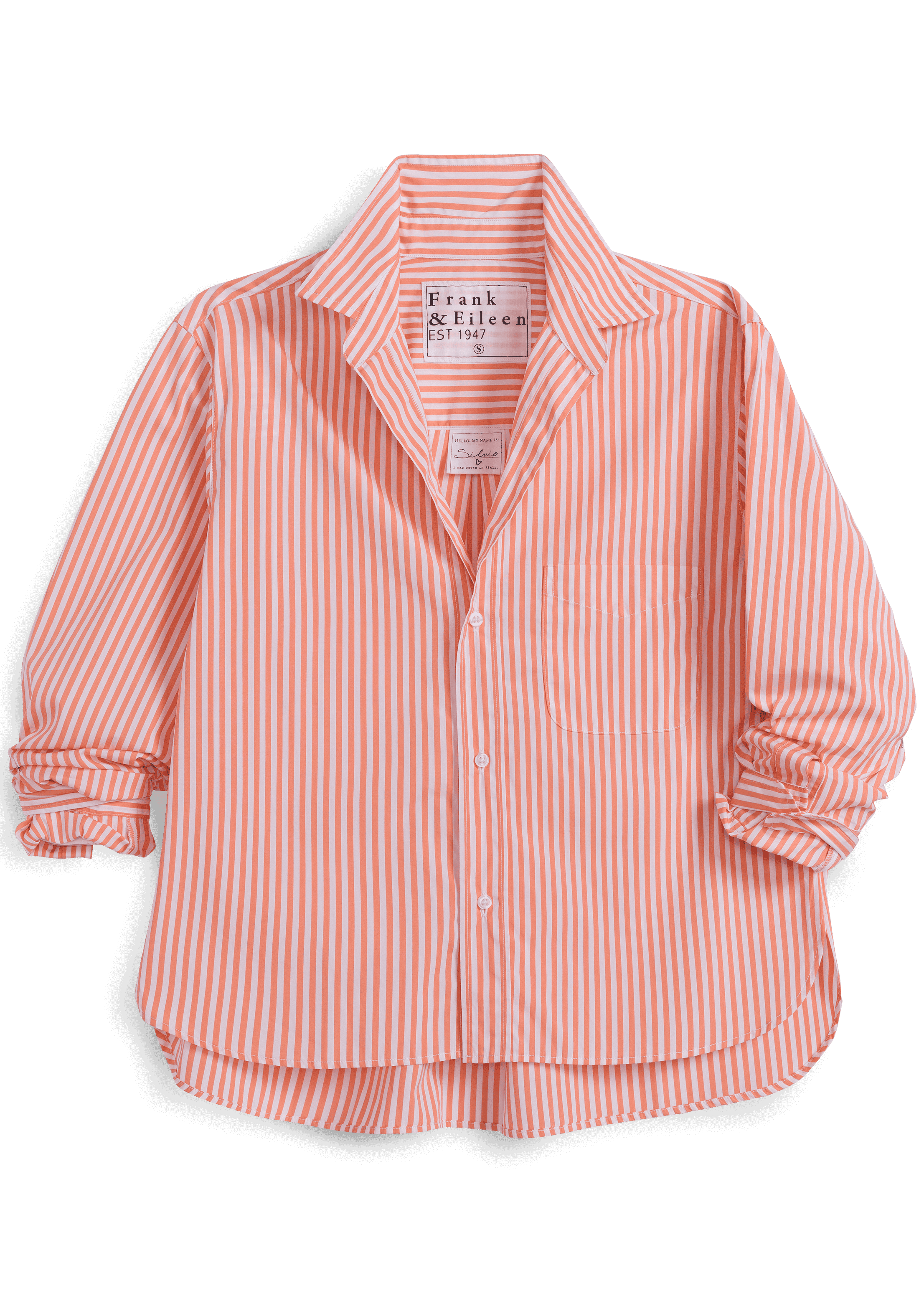 F&E Silvio Peach Stripe