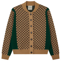 Jumper1234 Graphic Camel Cardigan