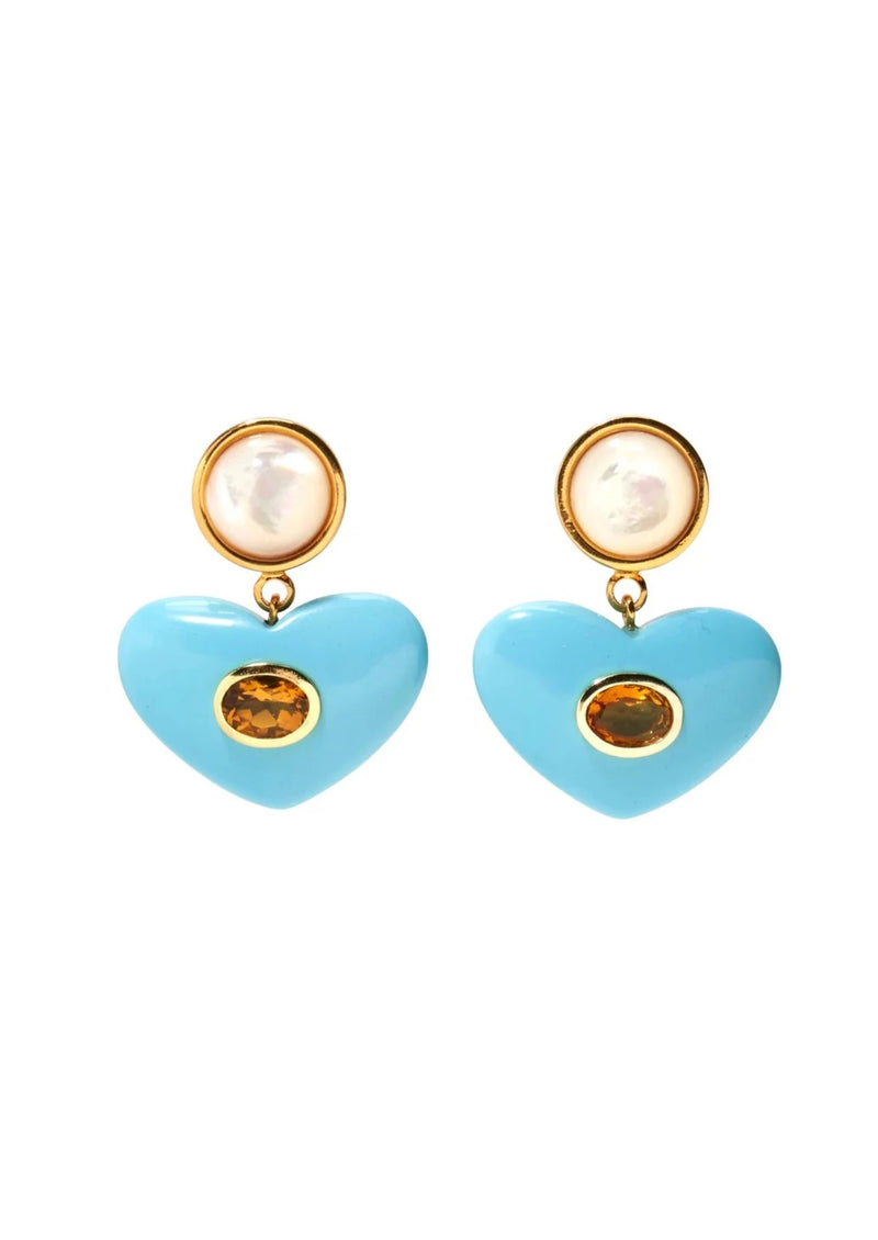 LF Enamored Earrings in Turquoise