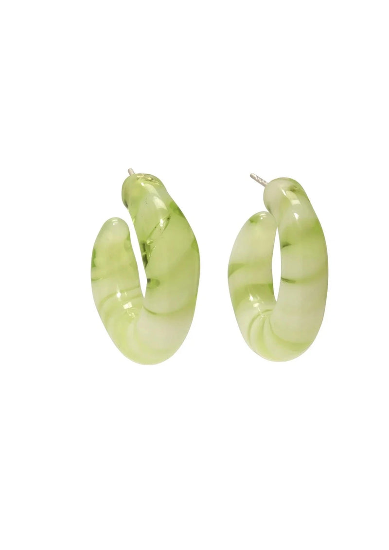 LF Cascais Hoops in Lime