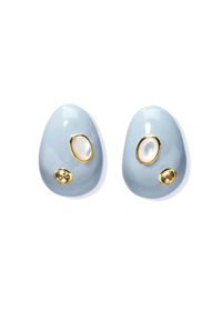LF Mini Arp Earrings in Studded Mist