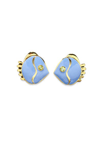 LF Mikuni Stud Earrings in Periwinkle