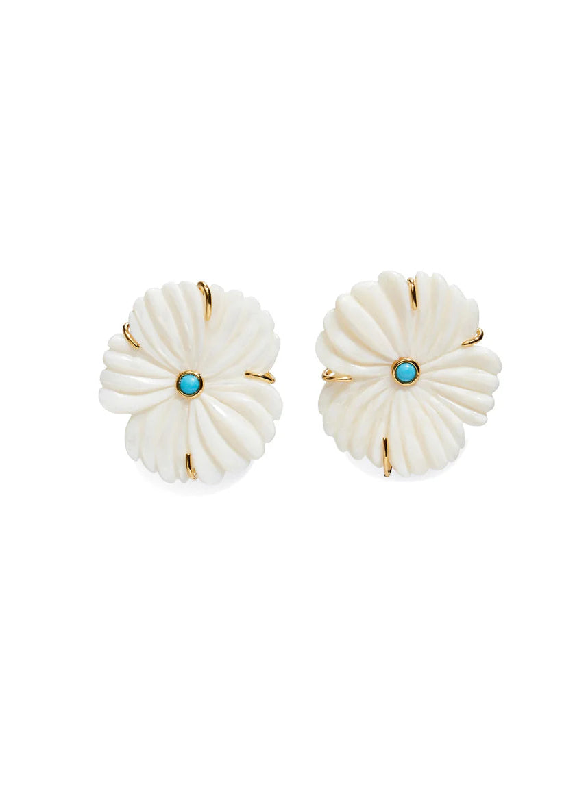LF New Bloom Studs in Pearl