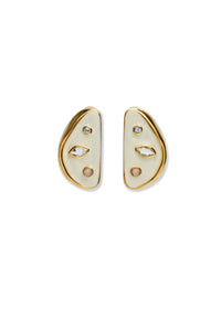 LF Isola Stud Earrings in Sea Salt