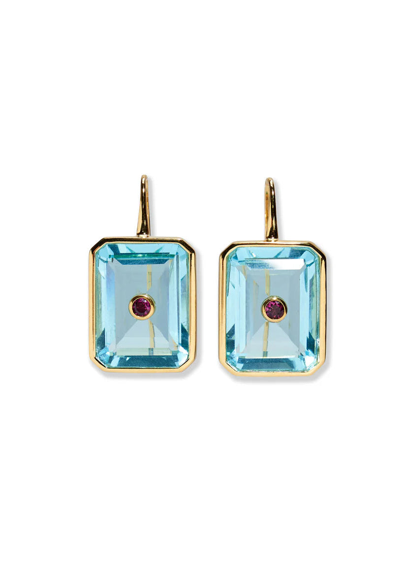 LF Tile Earrings Poolside