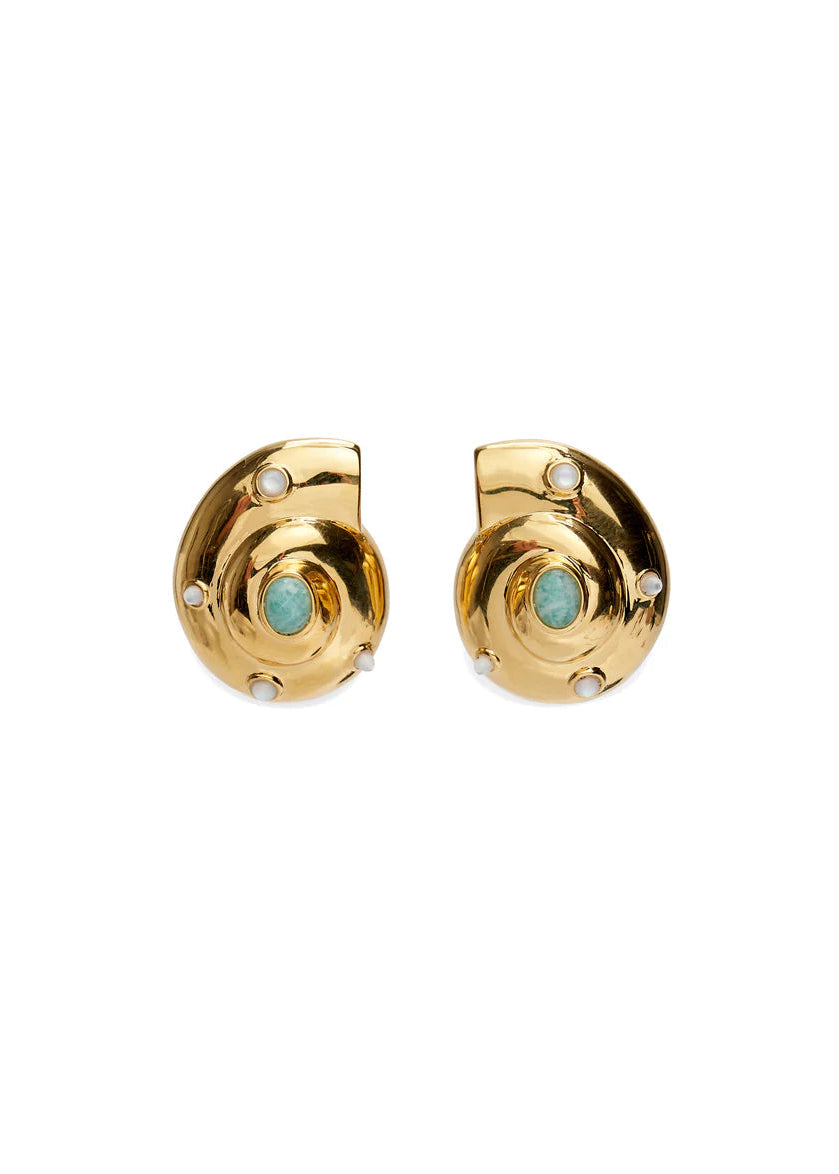 LF Nautilus Stud Earrings