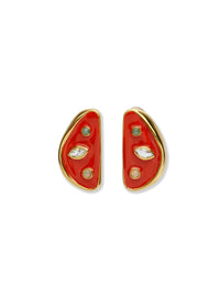 LF Isola Stud Earrings in Melon