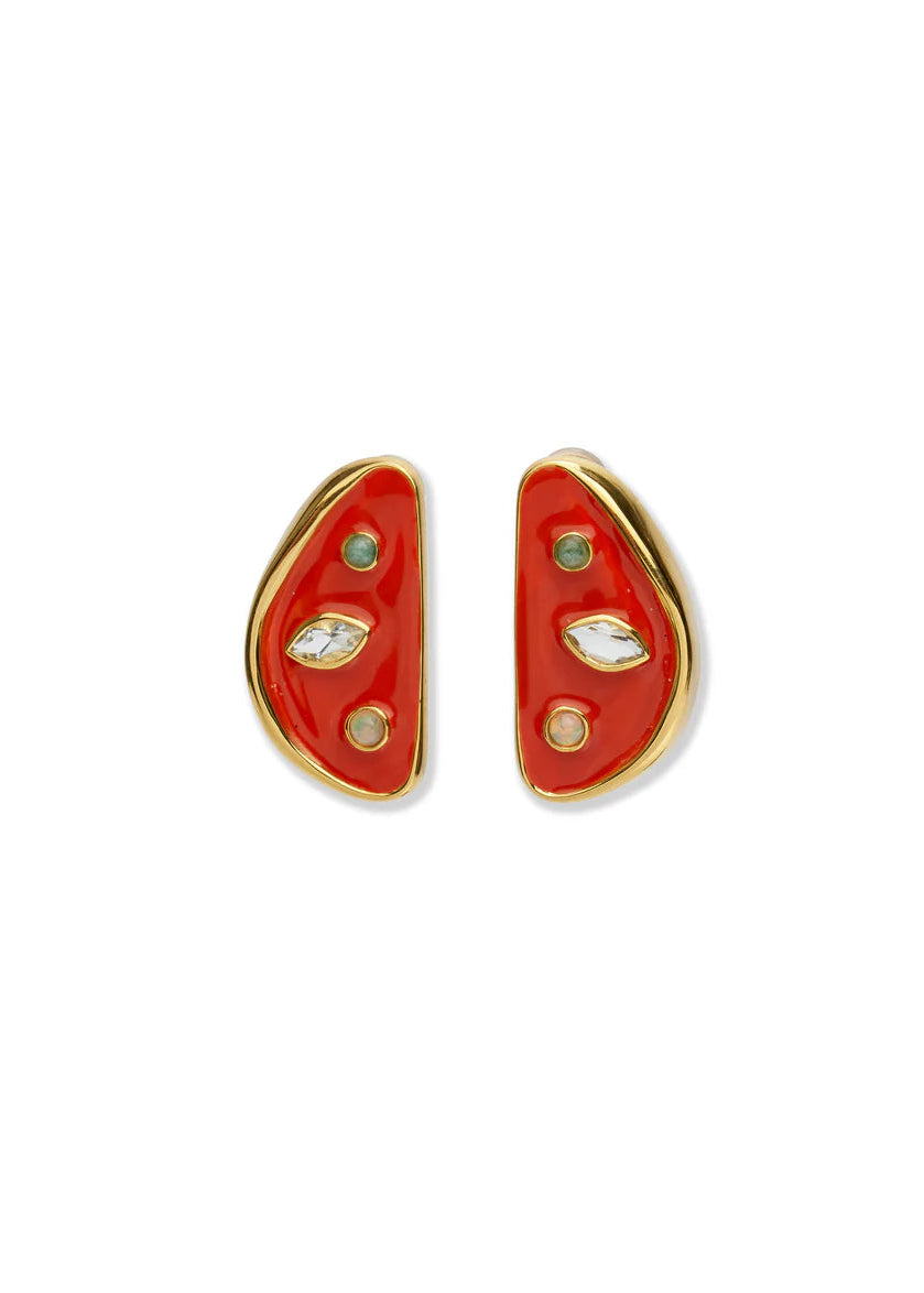 LF Isola Stud Earrings in Melon