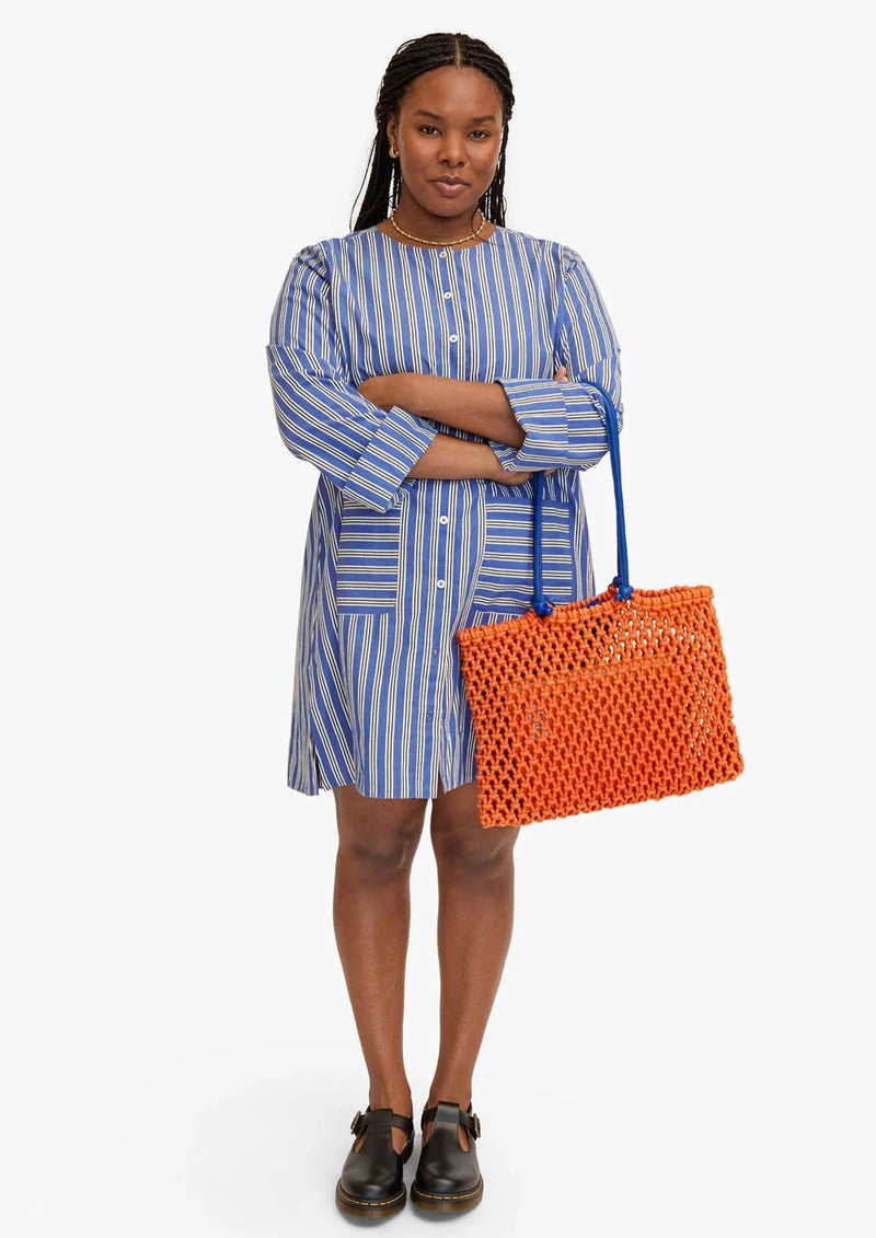 Clare V Sandy Zucca Cobalt OMO Jewels Gifts