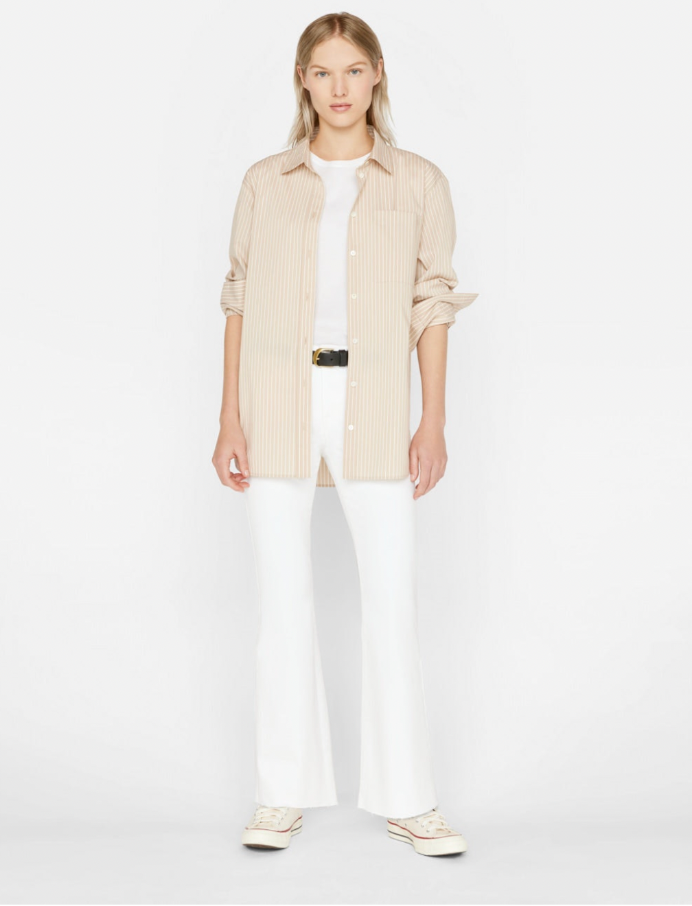 FRAME Le Easy Flare Blanc