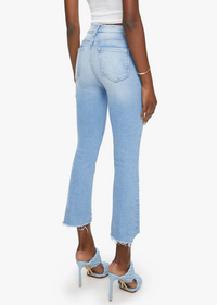 MOTHER Insider Crop Step Fray LIT