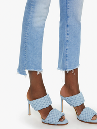 MOTHER Insider Crop Step Fray LIT