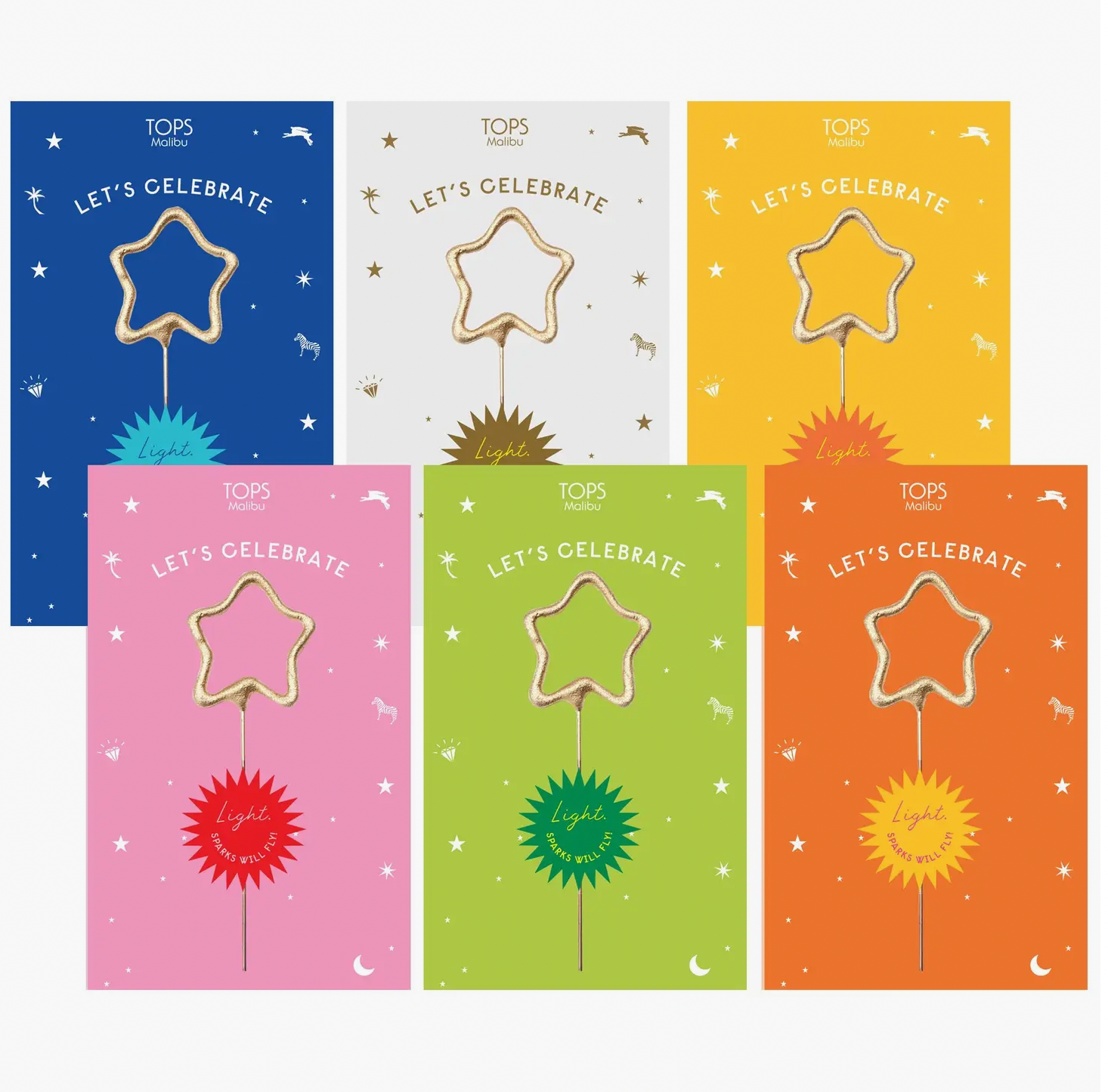 Sparkler Card - Let's Celebrate