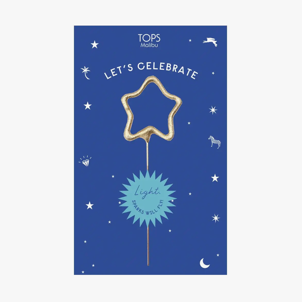 Sparkler Card - Let's Celebrate