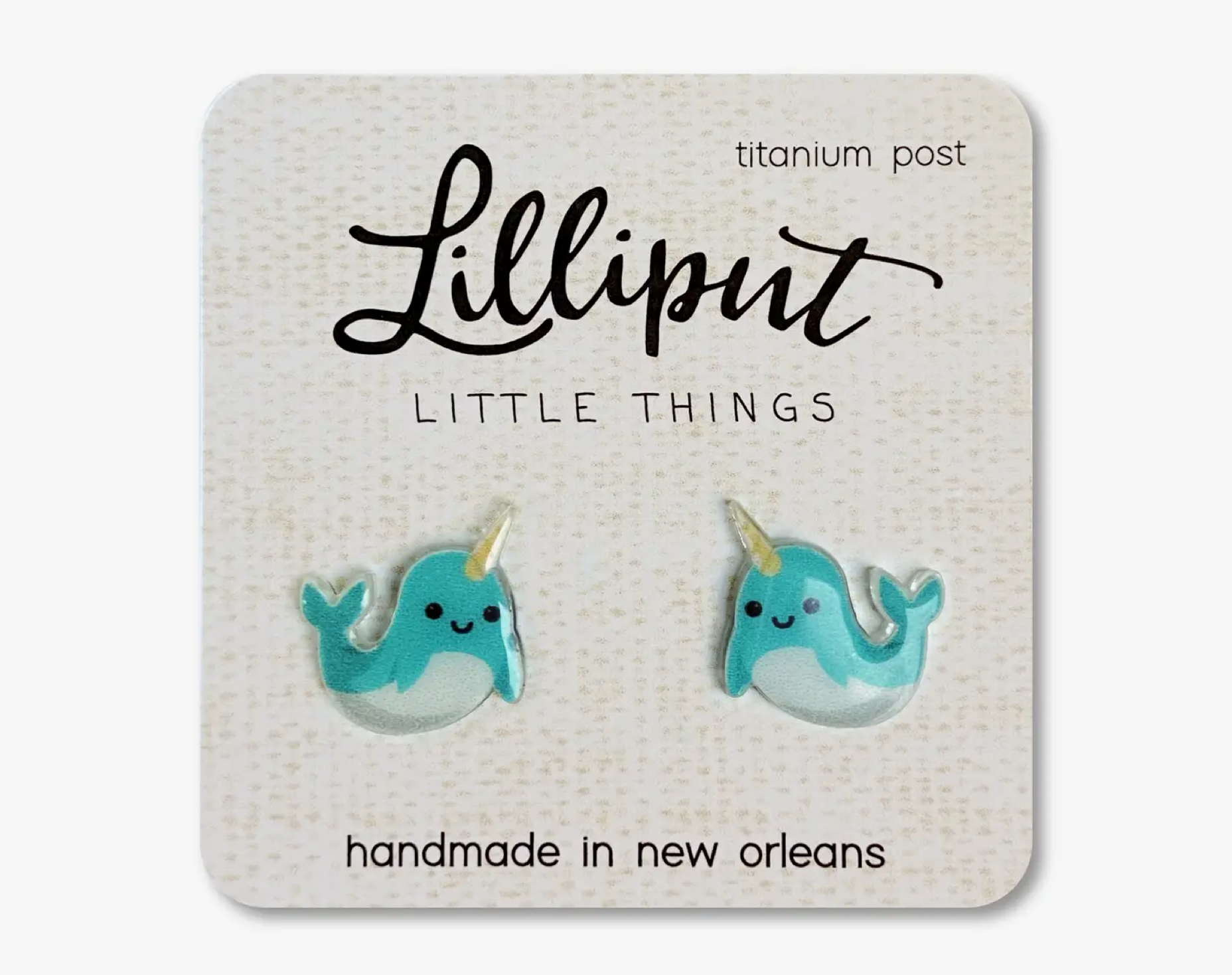 LP Narwhal Earrings