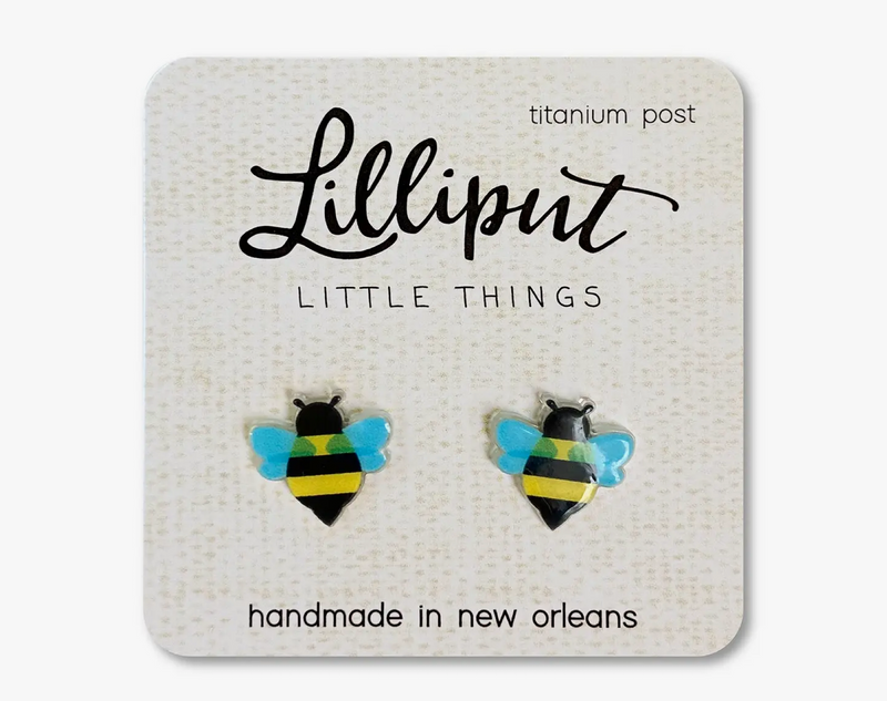 LP Honey Bee Earrings