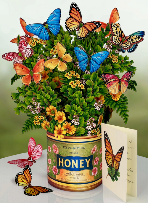 Butterflies & Buttercups Pop-up Greeting Card