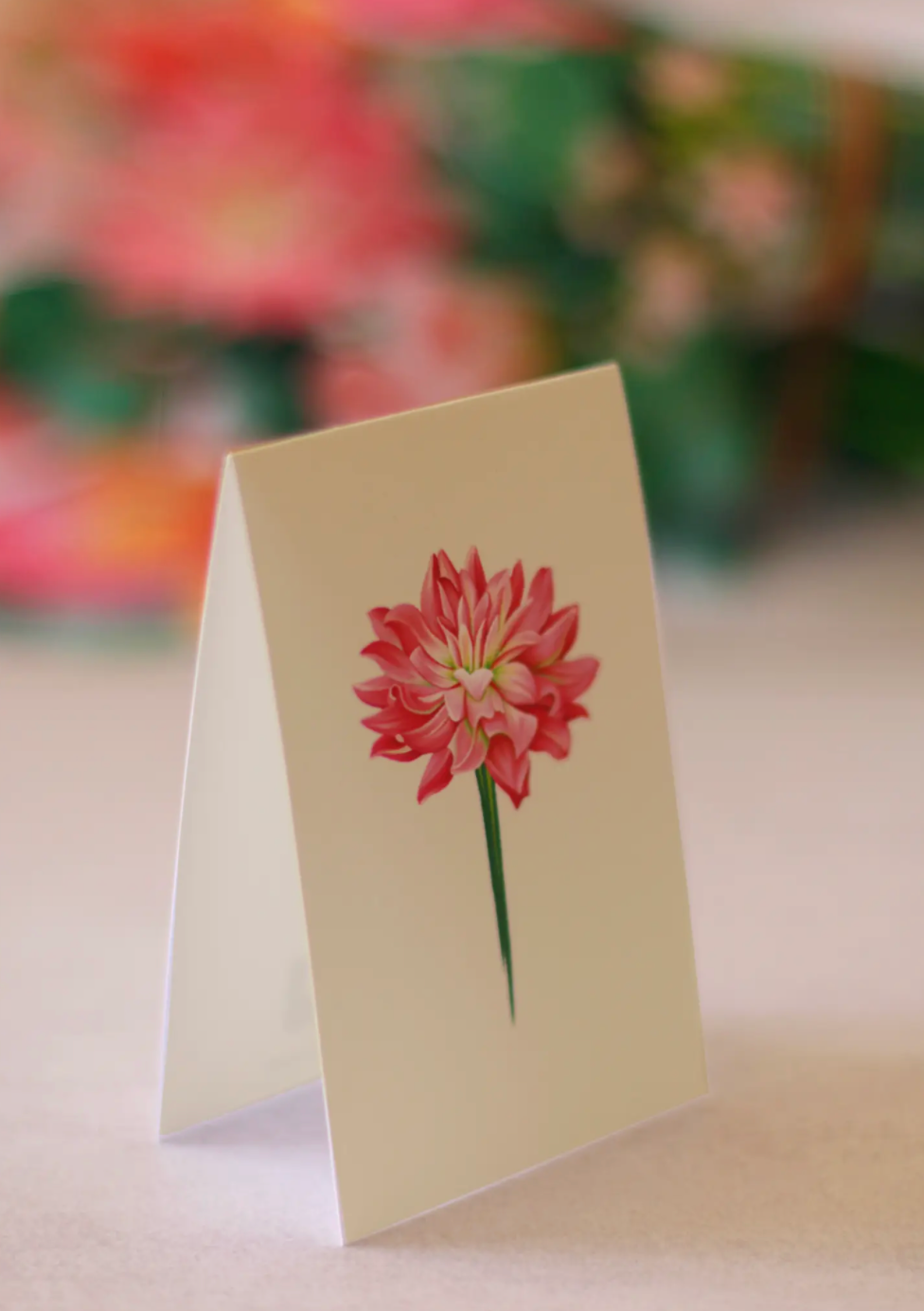 Dear Dahlia Pop-Up Greeting Card