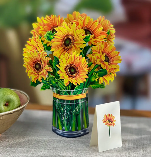 Sunflowers Pop-up Greeting Card