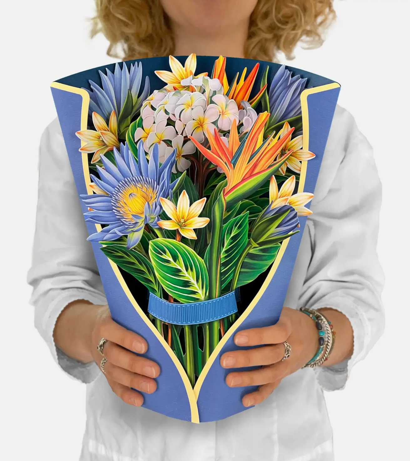Tropical Bloom Pop-up Greeting Card