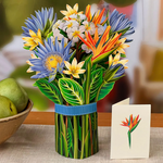 Tropical Bloom Pop-up Greeting Card