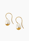 Gold Dipped Pearl Drops