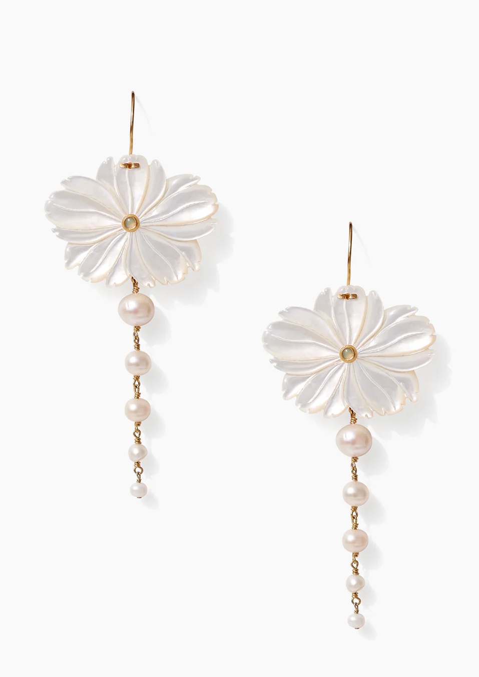 Magnolia Drop MOP Earrings