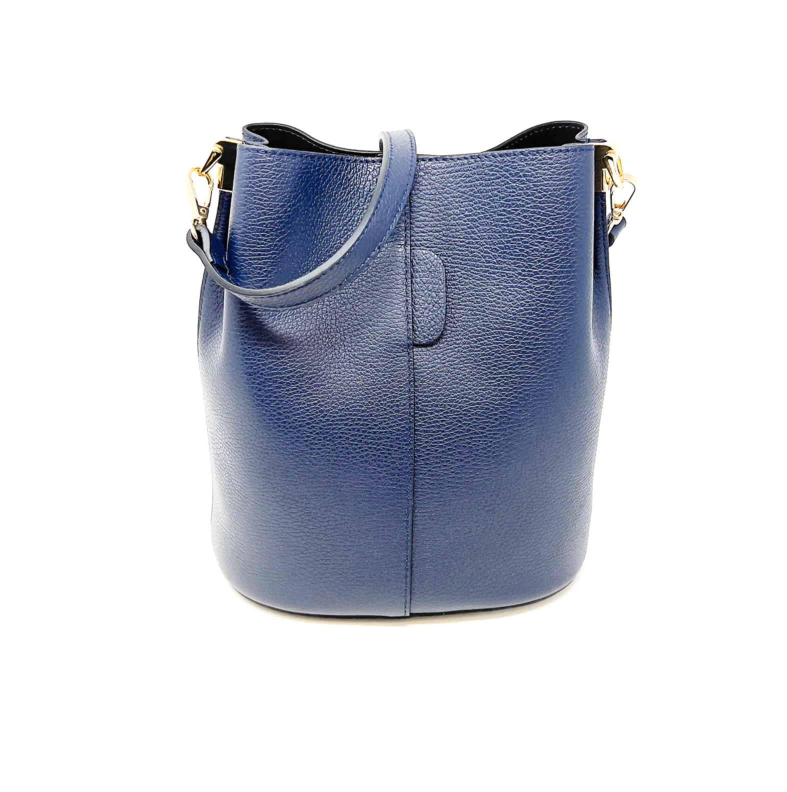 Navy Leather Bag
