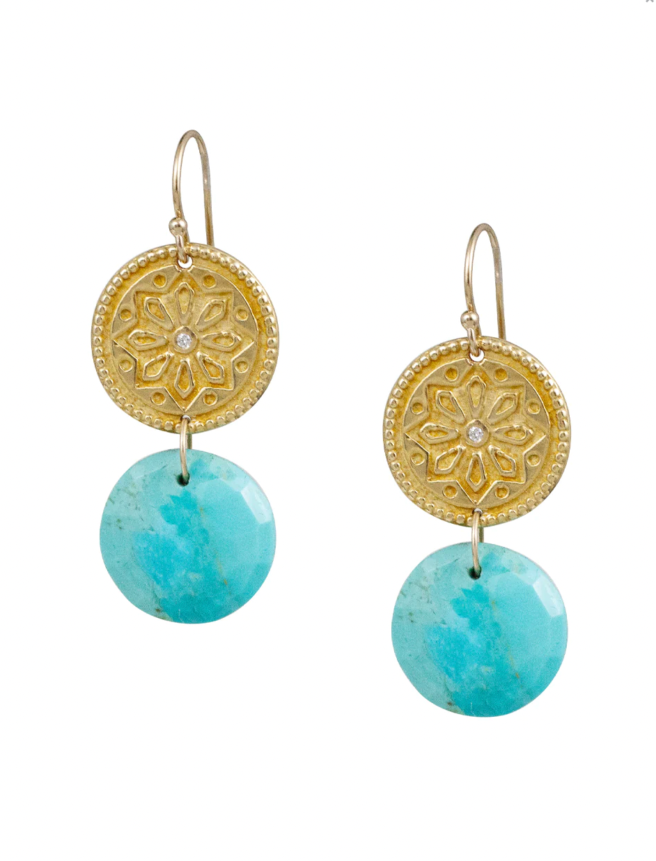 Verbena Turquoise Earrings