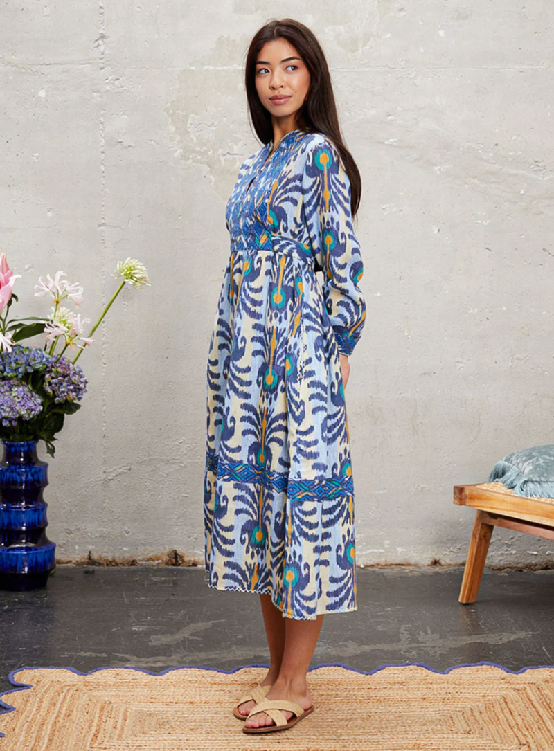 Balloon Ikat Dress