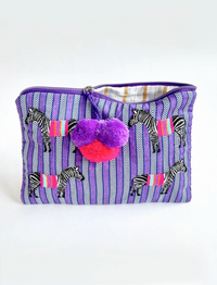 Ortiga Zebra Stripe Bag