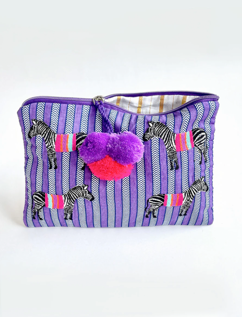 Ortiga Zebra Stripe Bag