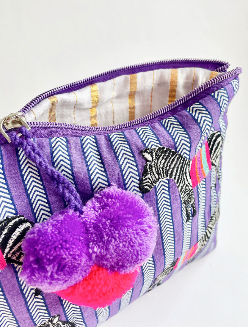 Ortiga Zebra Stripe Bag