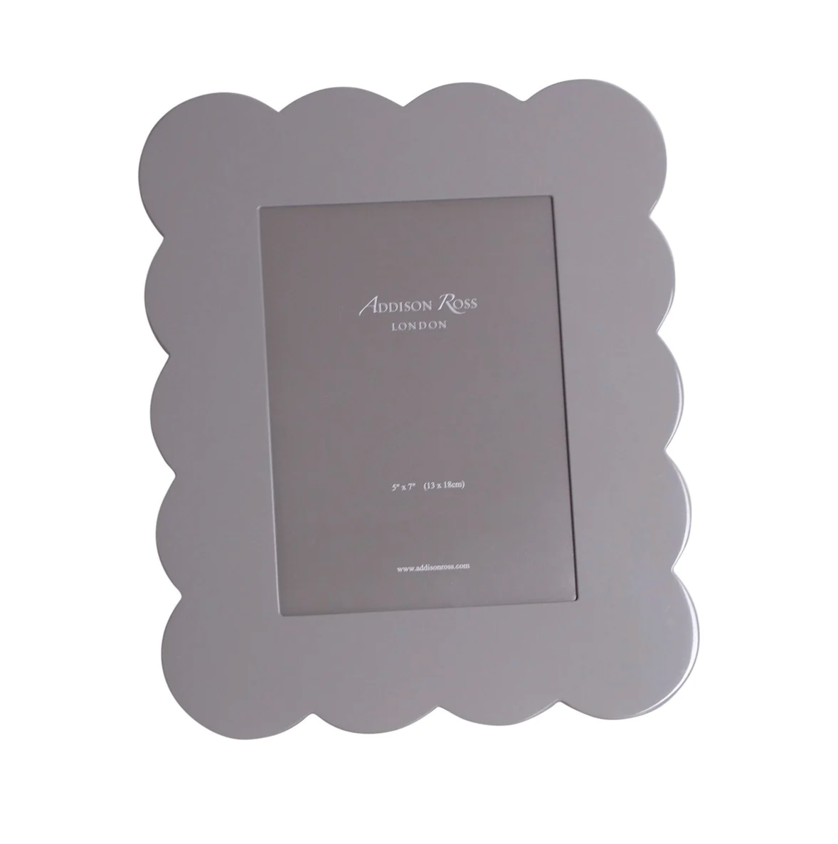 Chiffon Scalloped 5x7 Lacquered Frame