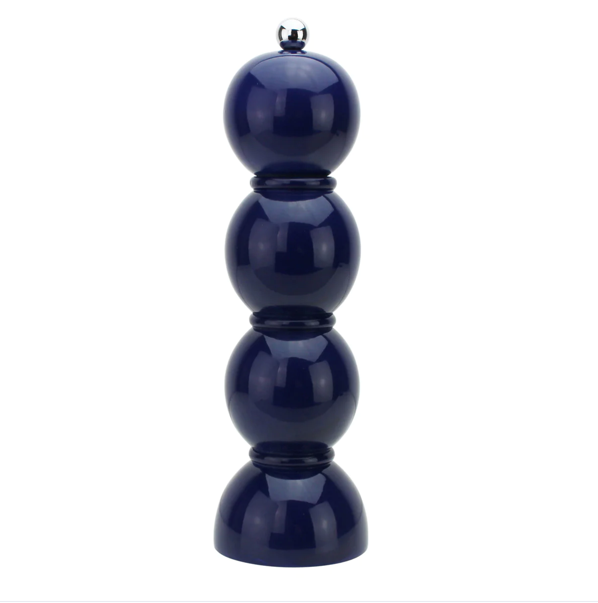 Navy Bobbin Salt or Pepper Mill Grinder
