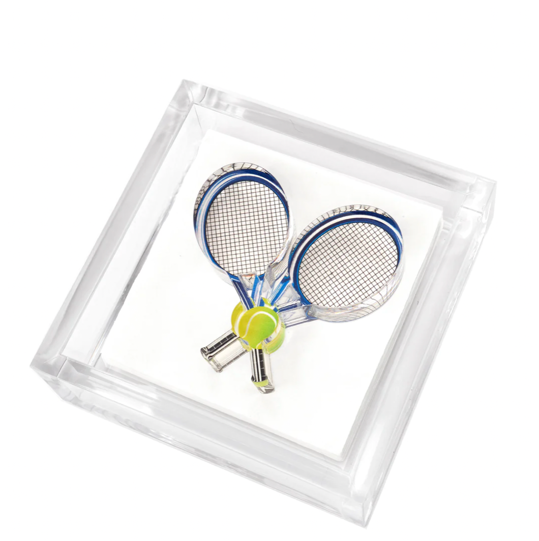 Tennis Rackets Cocktail Napkin Holder