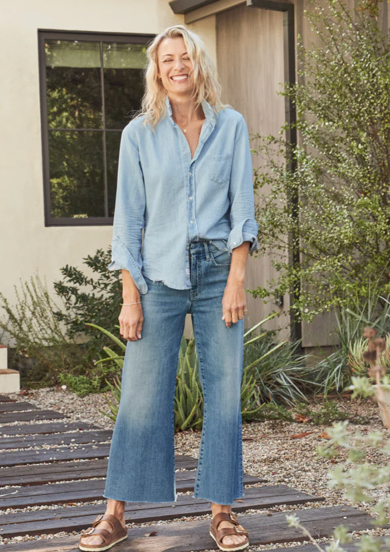 F&E Galway Wide Leg Jean