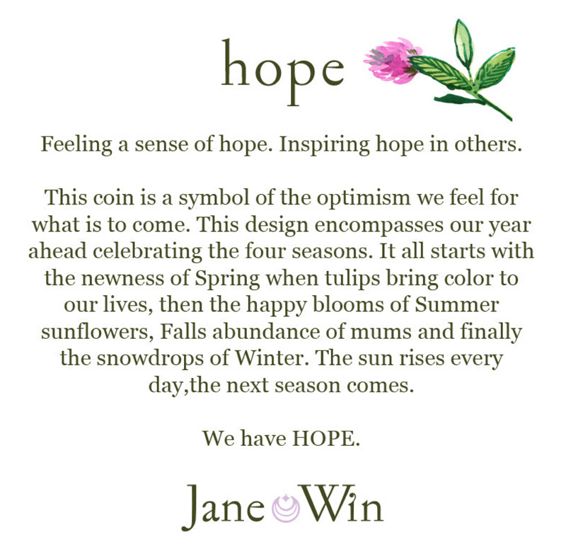 Jane Win Hope Original Pendant Coin